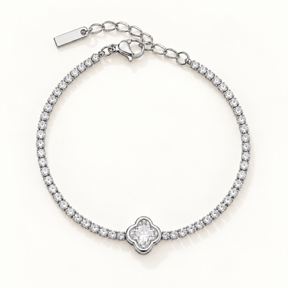 Bracelet Luméra Trèfle Argent – vue principale