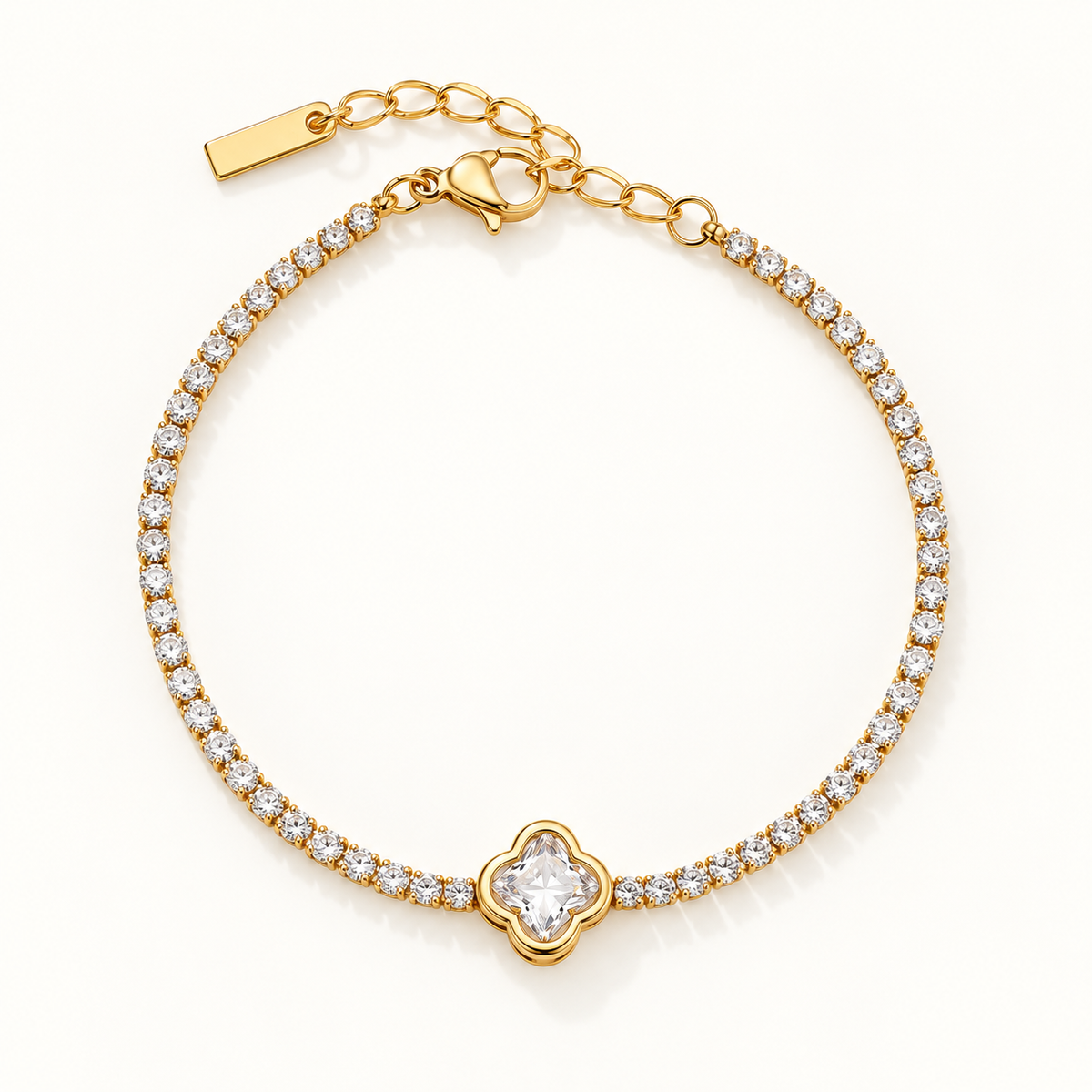 Bracelet Luméra Trèfle Or – vue principale
