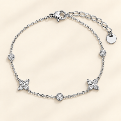 Bracelet Floréa Éclat argenté – vue principale
