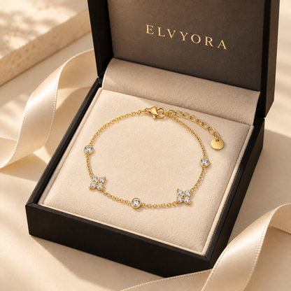 Bracelet Floréa Éclat dans son écrin Elvyora
