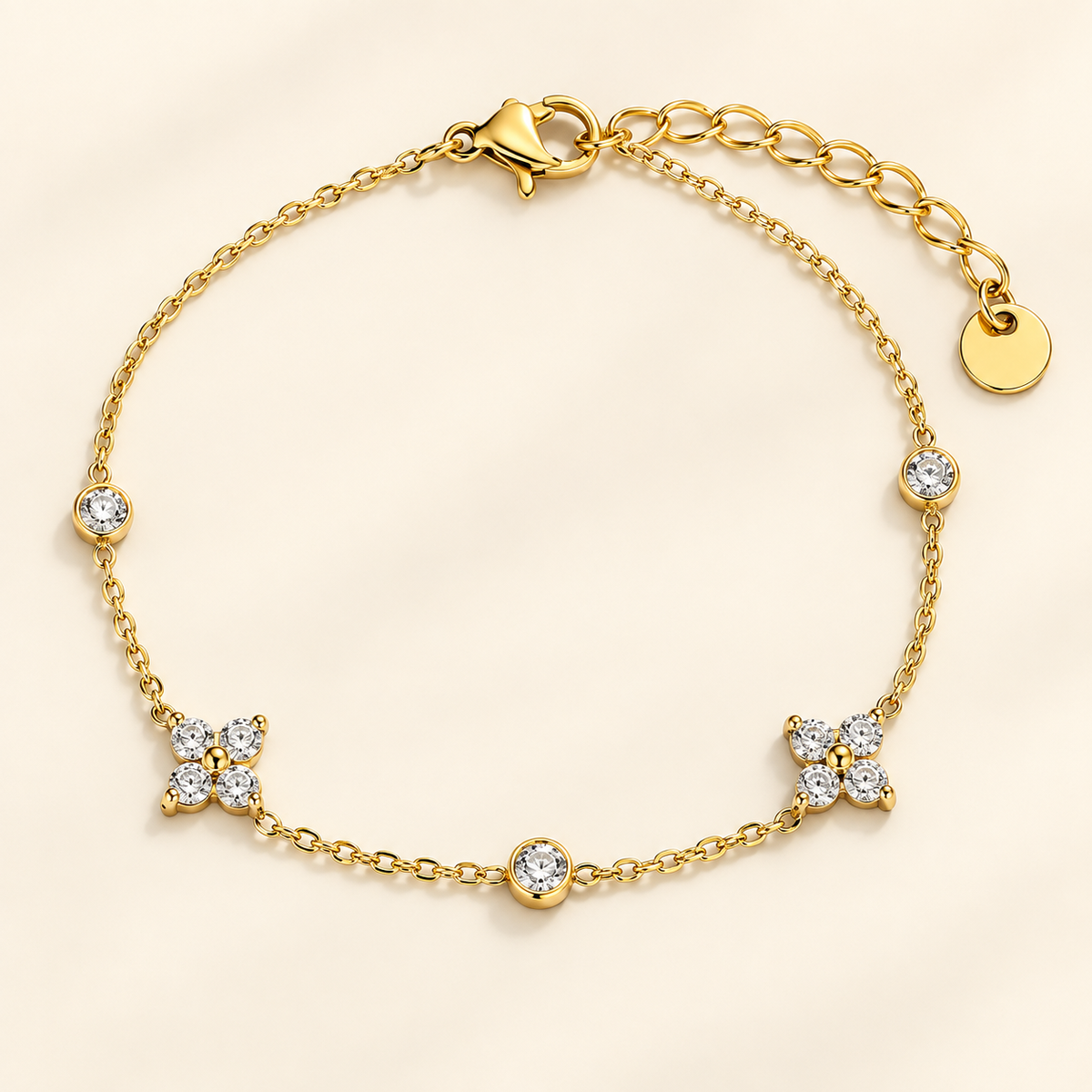 Bracelet Floréa Éclat doré – vue principale